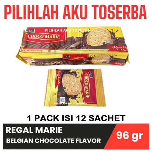 Jual Biskuit Regal CHOCO MARIE Belgian Choco 96 gram - ( HARGA 1 PACK ...