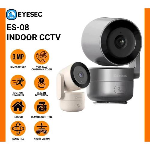 Jual EYESEC CCTV Indoor 4MP 3x Optical Zoom TUYA APP - Silver - Kota ...