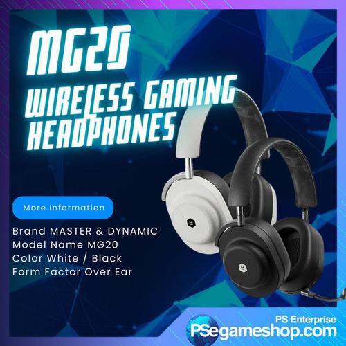 MG20 ワイヤレスゲーミングヘッドフォン PS5 Master&Dynamic Master