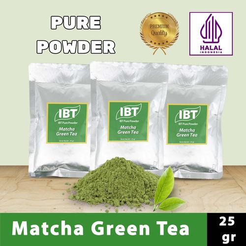 Jual Pure Matcha Green Tea Powder Murni Bubuk Impor Kualitas Bagus 25 ...
