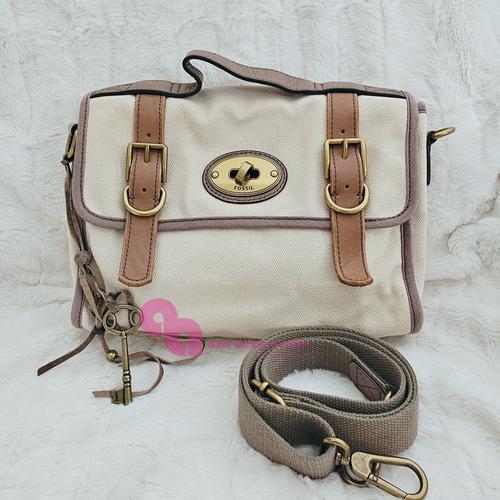 Jual Fossil VRI Vintage Reissue Turnlock Messenger Crossbody Bag