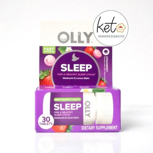 Jual Olly Sleep 3 mg Melatonin , 30 Tablets , Extra Strength Relaxing ...