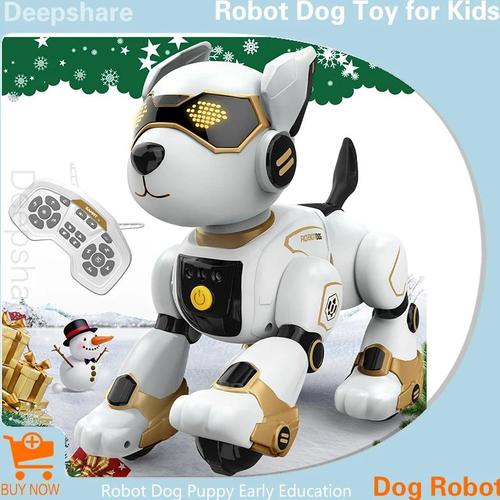 Jual Robot Dog Toy for Kids, Programmable Remote Control Robot