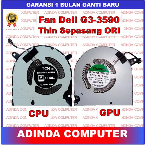 Replacement GPU Cooling Fan For Dell G3-3590 Laptop - Compatible With 160GM 0160GM CN-0160GM