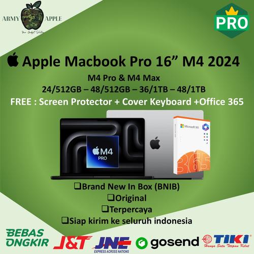 Jual Apple MacBook Pro M4 Chip 16 Inch 2024 M4 Pro Max 512GB 1TB SSD ...