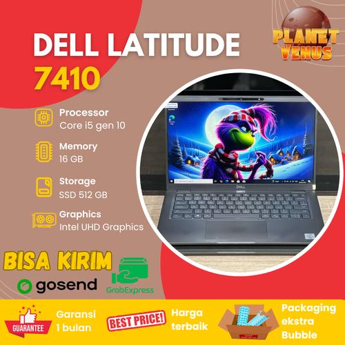 Jual Laptop Dell latitude 7410 core i5 gen 10 ram 16 ssd 256gb