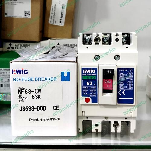 Jual MCCB NFB 63A EWIG 3P AC/DC NO-FUSE BREAKER - Kab. Tangerang ...