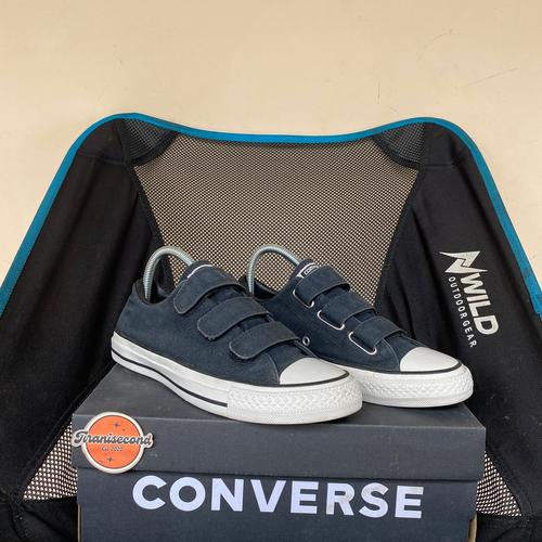 CONVERSE CTAS BASIC VELCRO OX BLACK WHITE PATENT di Tiranisecond1  Tokopedia