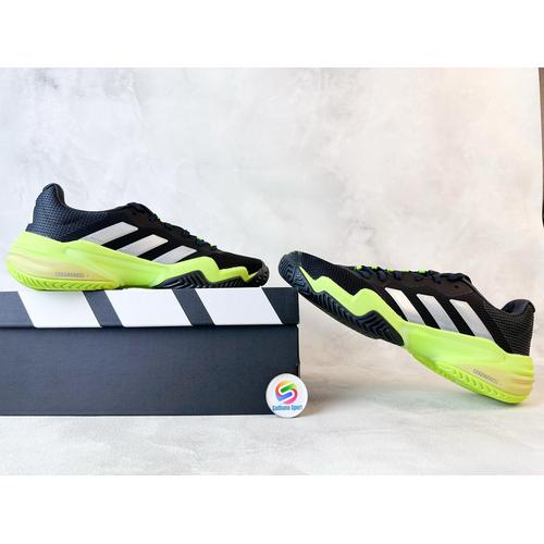 Sepatu Tenis Adidas Barricade 13 Hitam Hijau [IH2559] 39 1/3 di Sadhana  Sport_new Tokopedia