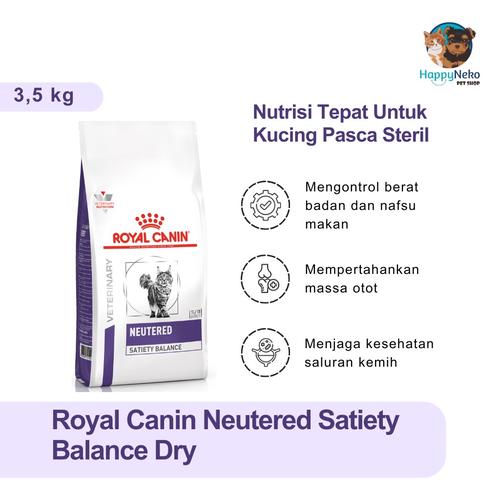 Royal Canin Veterinary Neutered Satiety Cat Balance 3,5KG di Happy Neko Pet  Shop Tokopedia