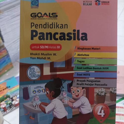 Jual BUKU BEKAS GOALS PENDIDIKAN PANCASILA KELAS 4 SD KURIKULUM MERDEKA ...
