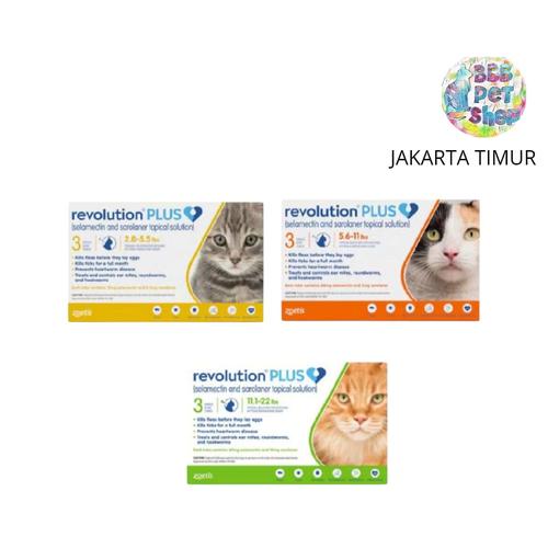 REVOLUTION PLUS CAT (HARGA UNTUK TUBE) OBAT KUTU KUCING REVOLUTION  REVO BLUE di Berbagi Cantik Tokopedia