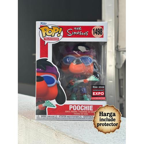 The Simpsons Funko pop POOCHIE 1498 Chicago Expo 2024