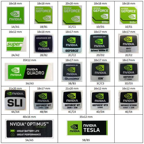 Jual Stiker Sticker Logo Nvidia Geforce - 4, E - Kab. Karawang ...