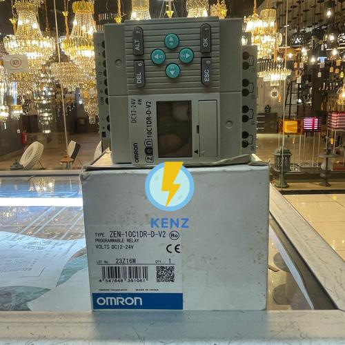 OMRON ZEN 10C1DR D V2 Programmable Relay – 10 I/O, DC Power OMRON ZEN 10C1DR D V2 Programmable Relay – 10 I/O, DC Power