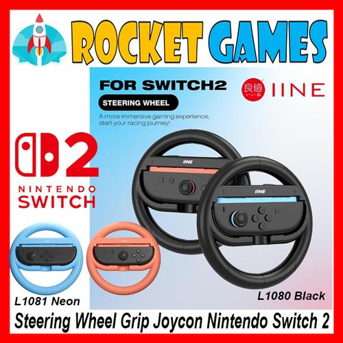Jual IINE Controller Steering Wheel For Nintendo Switch 2, Racing Wheel ...