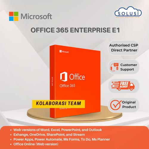 Jual Microsoft Office 365 Enterprise E1 - Jakarta Barat - Solusi Online ...