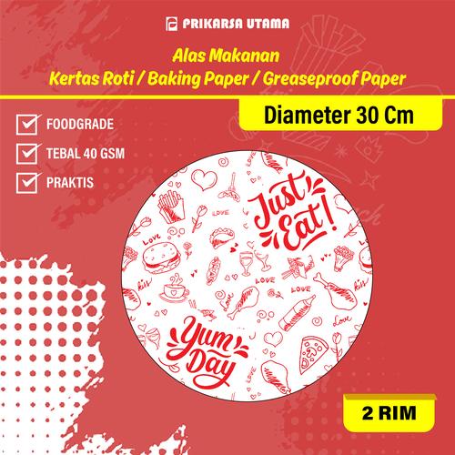 Jual Alas Makanan Kertas Roti / Baking Paper / Greaseproof Paper ...
