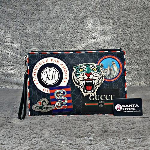 Jual G2cci GG Supreme Night Courier Logo Clutch Kota