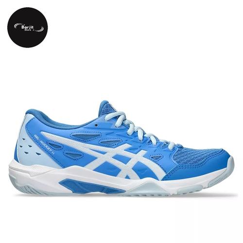 Sepatu Badminton Wanita Asics Gel-Rocket 11 Standard Blue Coast ASI172A0934  di Barjit Store Tokopedia