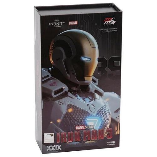 ZD 1906-47 Toys Marvel Iron Man MK47 1/10 Scale Action Figure - 10th Anniversary Edition (Non-Light)