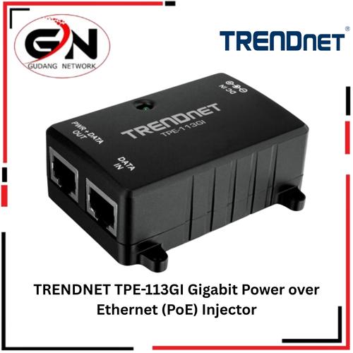 TRENDnet, TPE-113GI, Injecteur Gigabit Power Over Ethernet, débits TRENDnet, TPE-113GI, Injecteur Gigabit Power Over Ethernet, débits