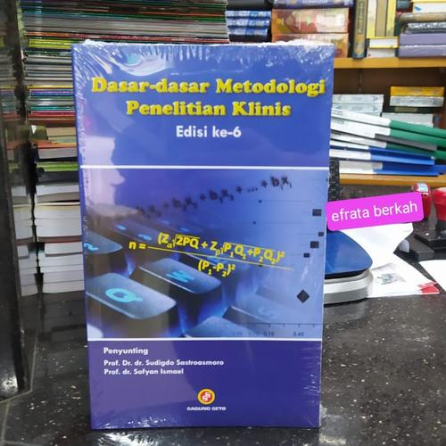 Jual dasar dasar metodologi penelitian klinis sudigdo terbaru edisi 5 ...