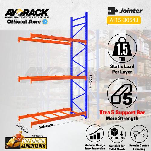 Promo AYORACK PALLET RACKING 1.5 TON AI15-3054J JOINTER RAK GUDANG ...