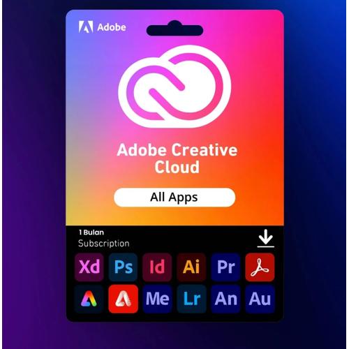 Jual Adobe Creative Cloud Original 1 Year Personal Account 1 Tahun ...