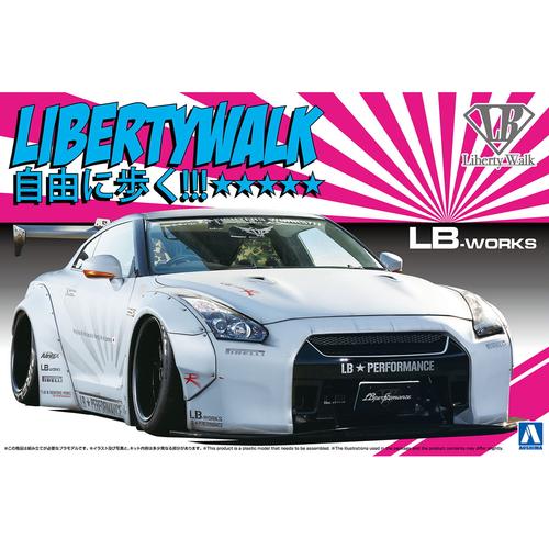 Jual Aoshima 1:24 Liberty Walk / LBWK / LB-Works Nissan GT-R R35 ver.2 ...