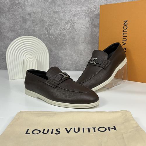 Jual Louis Vuitton Estate Brown Loafers Kota Jambi Cheapest