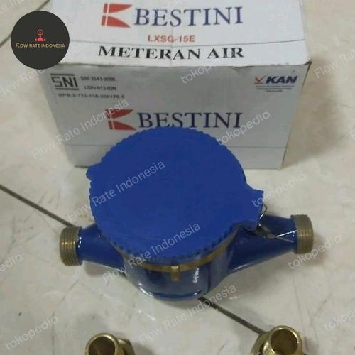 Bestini Jual Water Meter Bestini 1/2