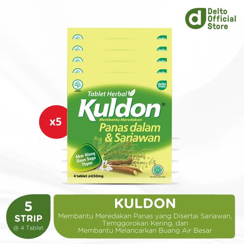Promo Kuldon Tablet Herbal - Mengatasi Panas Dalam Sariawan Tenggorokan ...