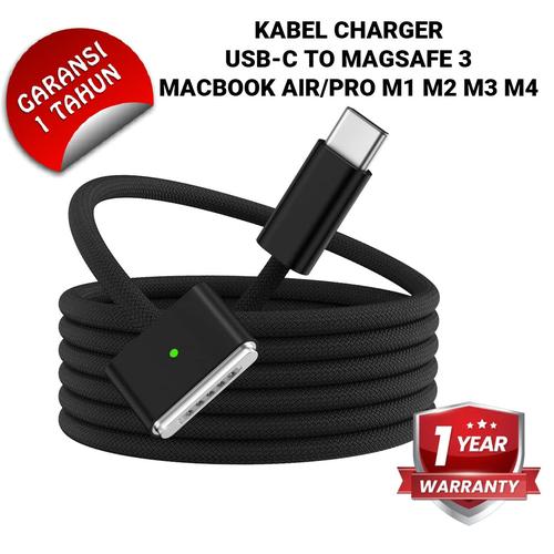 Jual Kabel Charger USB C to Magsafe Silver For Macbook Air Pro