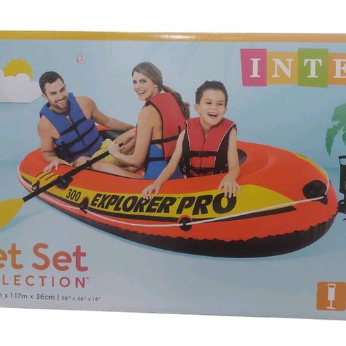 Jual Perahu karet Intex Explorer 300 pro set 58358 Kota