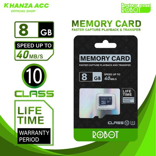 Promo Robot Kartu Memori HP Micro SD 8GB Class 10 Memory Card Original
