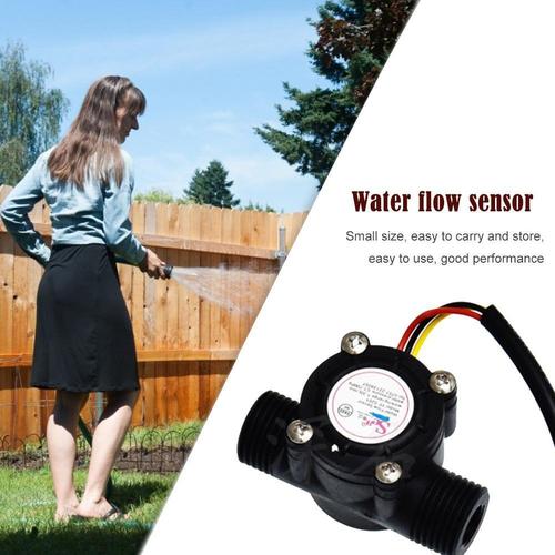 Jual YF-S201 Water Flow Sensor 1.75MPa Hall Liquid Water Flow Sensor DC ...