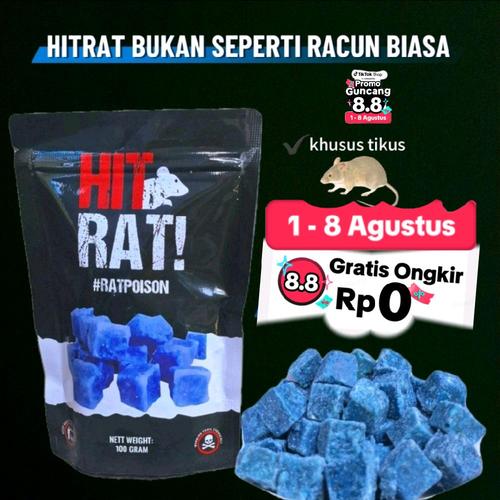 Hitrat Promo Hitrat Original Racun tikus Mati kering takberbau Terlaris bisa ...