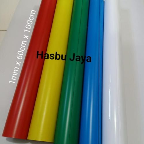Jual Pvc Magnet Sheet Lembaran 1mm x 60cm Warna Merah, Kuning, Hijau ...
