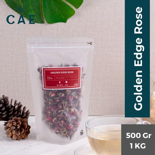 Jual Golden Edge Rose Flower Tea Tisane Bunga Mawar Emas Bud 500 Gr - 1 ...
