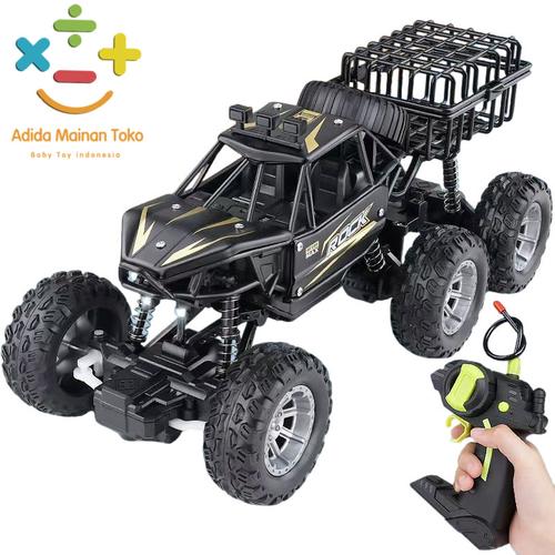 RC Remote Mainan Mobil Remote Control Rock Roda RC Crawler Offroad Alloy  Material 1:20 Mainan Remote Kontrol Car Orange（2022-12B） di Adida Toys