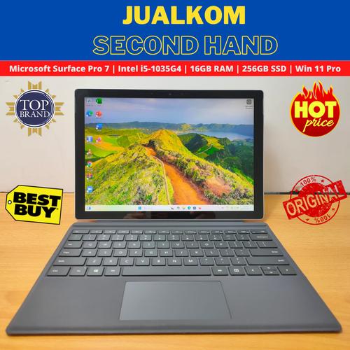 Jual Microsoft Surface Pro 7 i5 i7 16GB 512GB SSD 12.3" Touchscreen