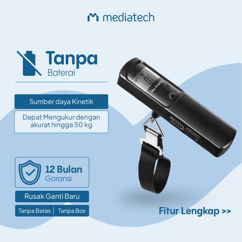 Promo Mediatech Kinetic KLS01 Luggage Scale timbangan koper digital  470012 PUTIH di Mediatech Travel Gadget Tokopedia