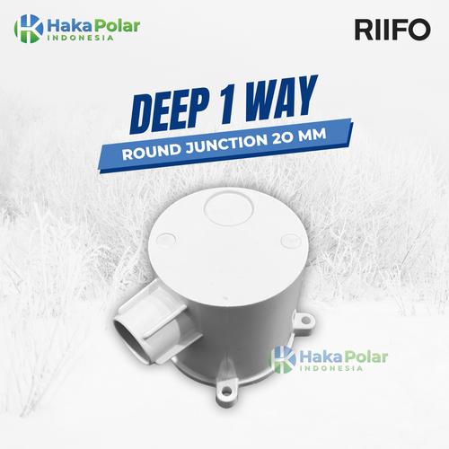 Fitting Rifeng Small Box Jual Deep 1 Way Round Junction Box Conduit Rifeng 20mm F20-D20 - Kota ...