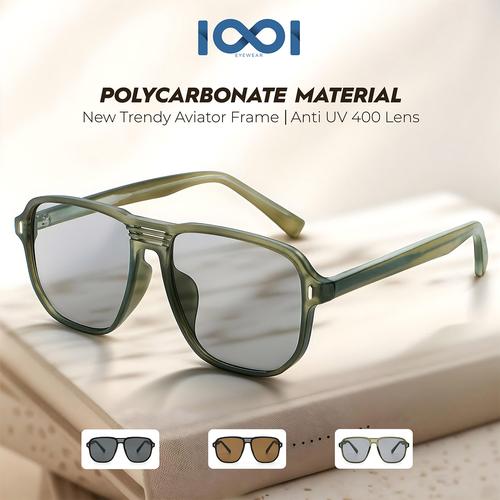 Promo Kacamata Frame Aviator Tony Stark Terbaru PC Ringan Lensa