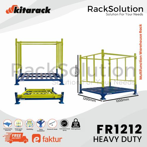 Jual KITARACK Foldable Stacking Rack Pallet 500KG Rak Susun Lipat 1000 ...