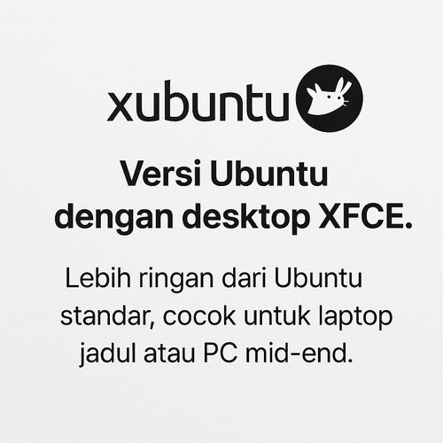 Jual Xubuntu Linux Distribusi Resmi Berbasis Ubuntu dengan Desktop Xfce ...