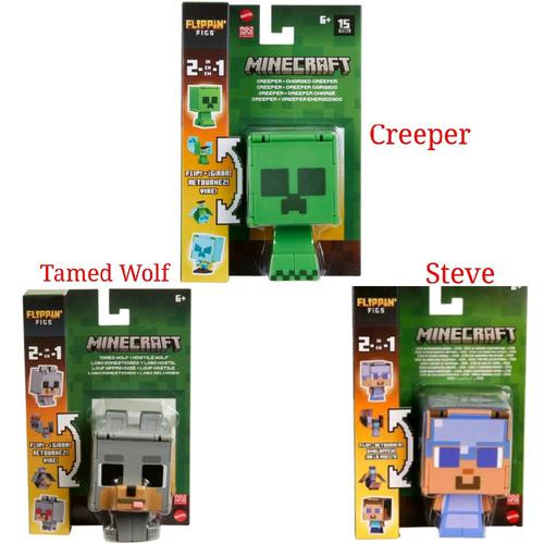 Mattel Minecraft Flippin' Figs Figures with 2-in-1 Thailand