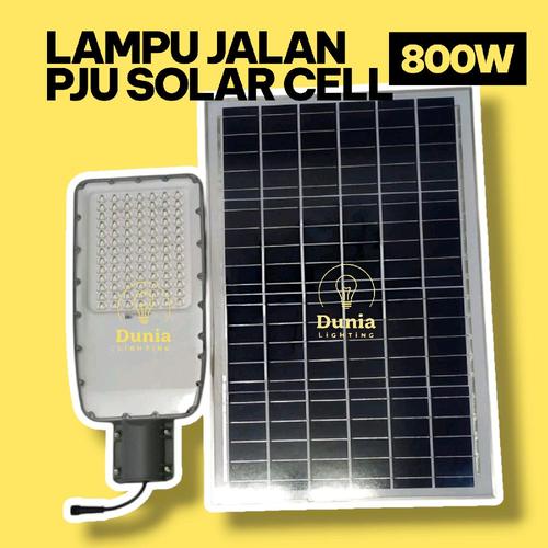 Jual LAMPU JALAN LED SOLAR CELL 800 WATT / PJU STREET LIGHT TENAGA ...