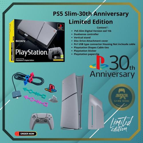 PS5 Playstation Slim Console 30th Anniversary Limited Edition di Star  Game Store Tokopedia